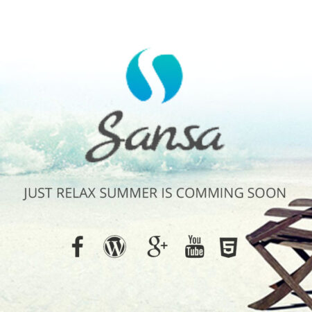 Sansa Business One Page WordPress Theme