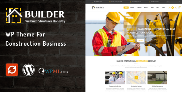 You are currently viewing Builder WordPress Theme For Building & Construction